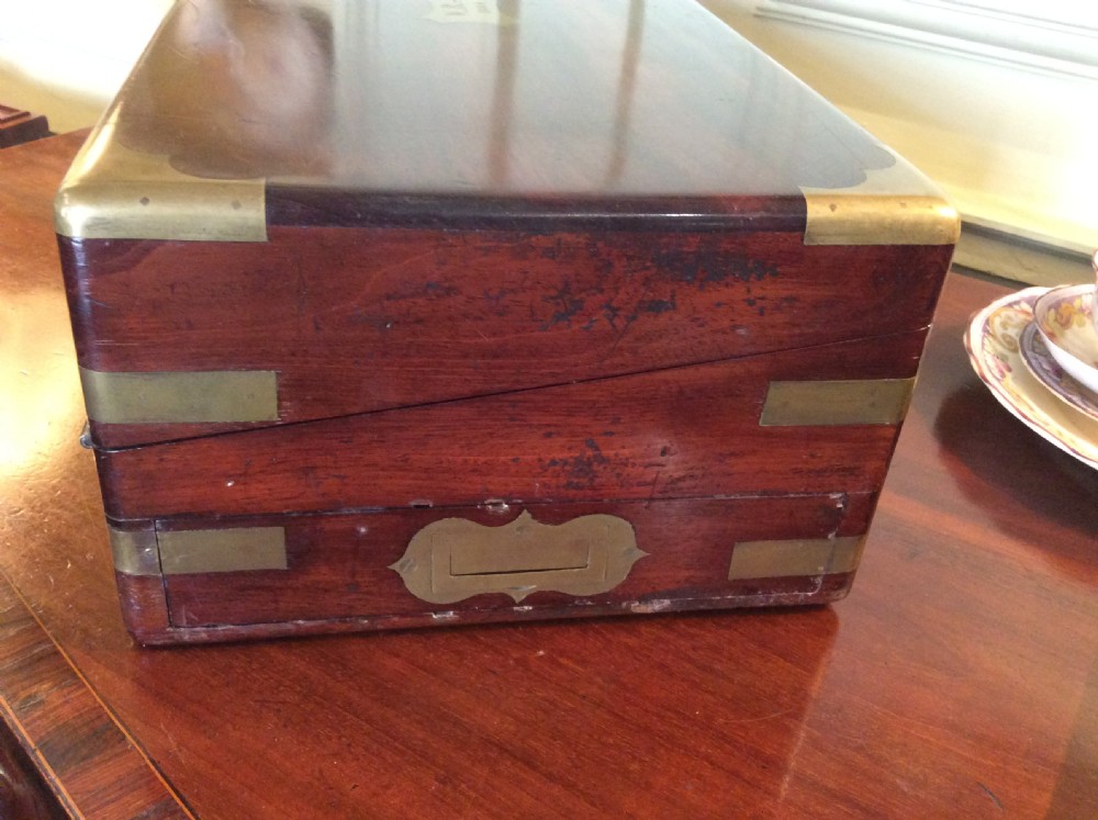 VIctorian brass bound writing slope View VI