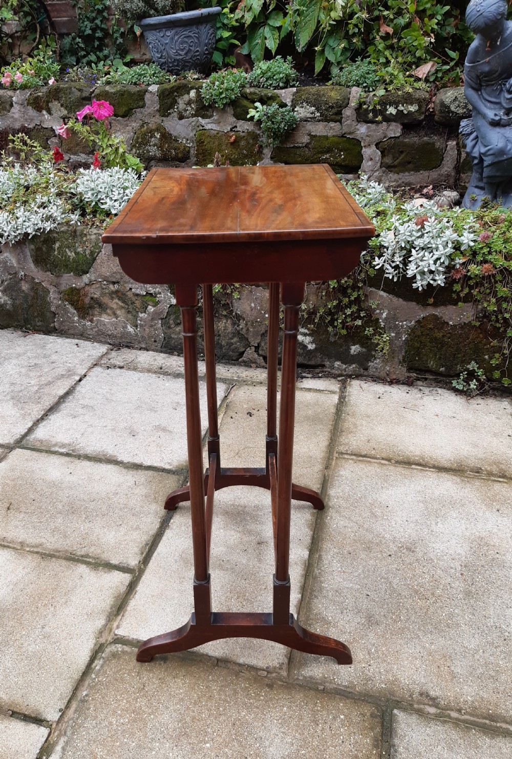 Small mahogany lamp or  occassional table View II