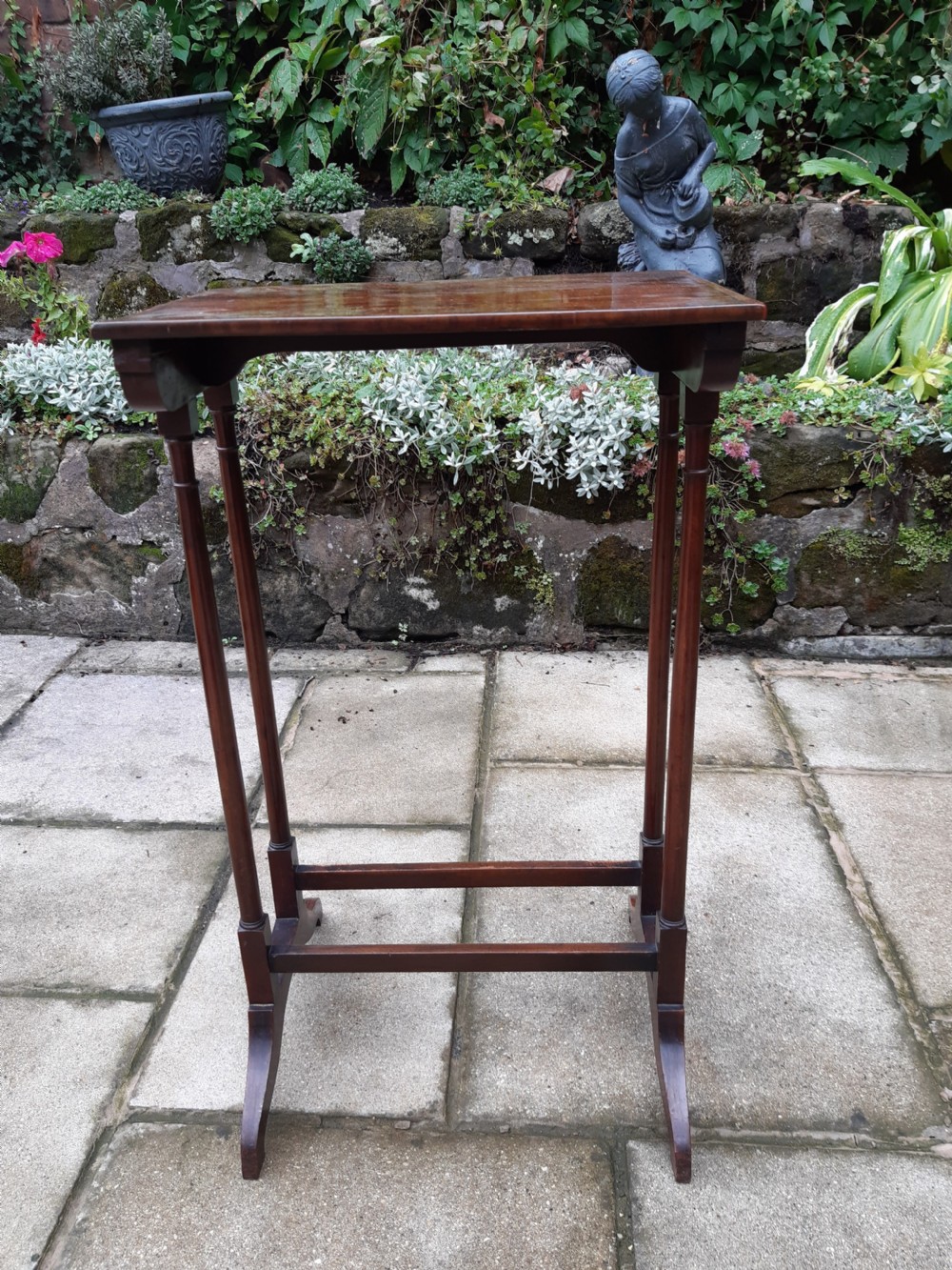 Small mahogany lamp or  occassional table View III