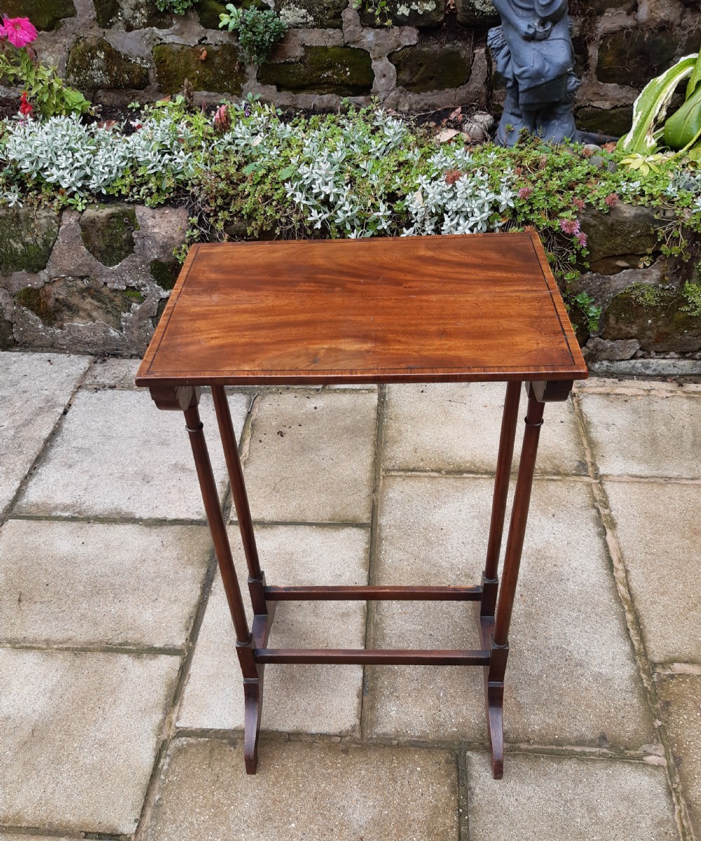 Small mahogany lamp or  occassional table View IV