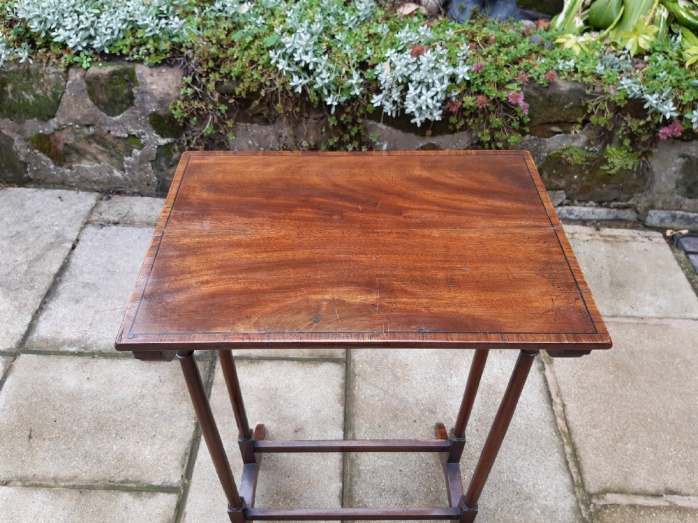 Small mahogany lamp or  occassional table View VI