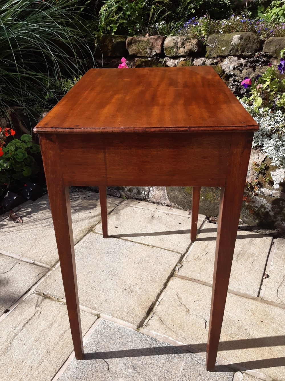 Small Georgian mahogany hall or side table View IV