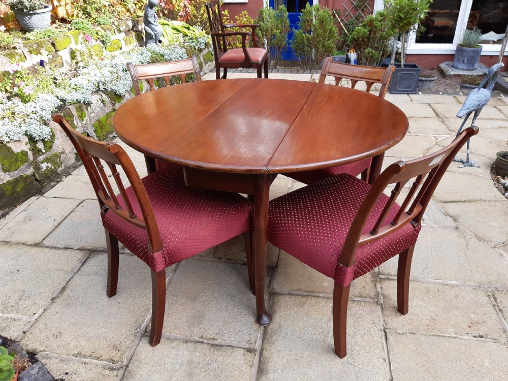 Georgian mahogany dining table  View VI