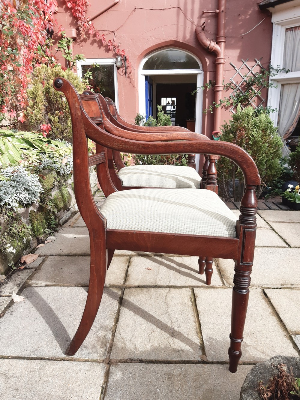Pair of Regency elbow chairs View IV