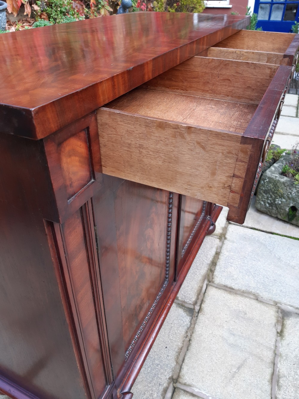 Regency chiffonier side cabinet View VI