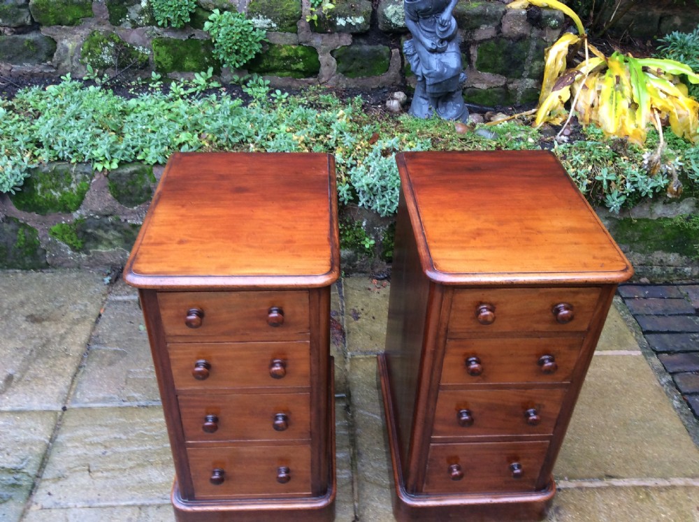 A pair of bedside drawers View II
