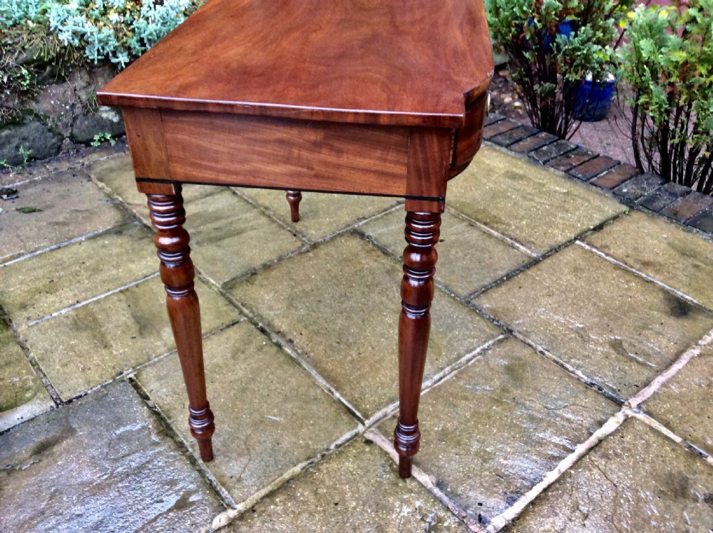 Early 19th century mahogany dressing or side table View III