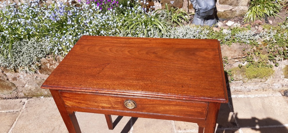 Small Georgian mahogany side table View IV