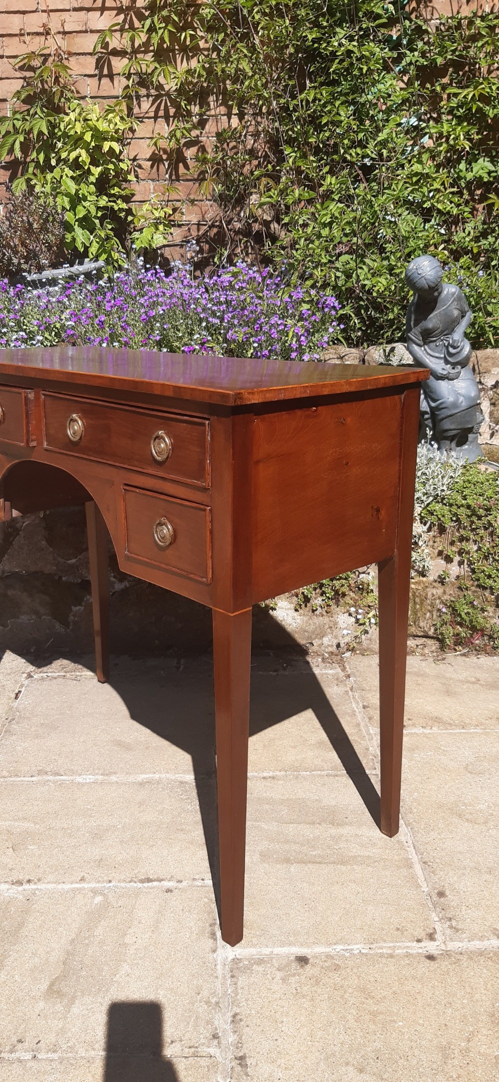 Georgian mahogany dressing table View III