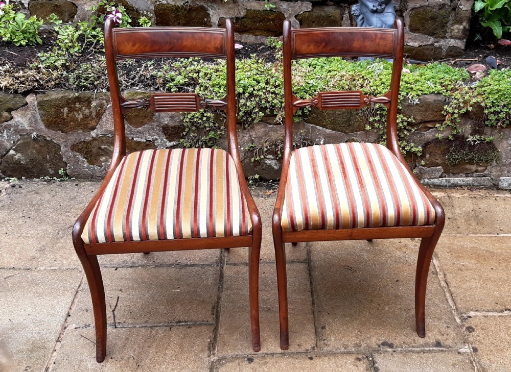 Pair of Regency chairs