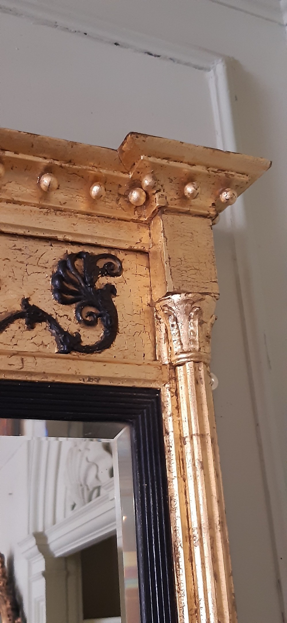 Regency gilt pier wall mirror View IV