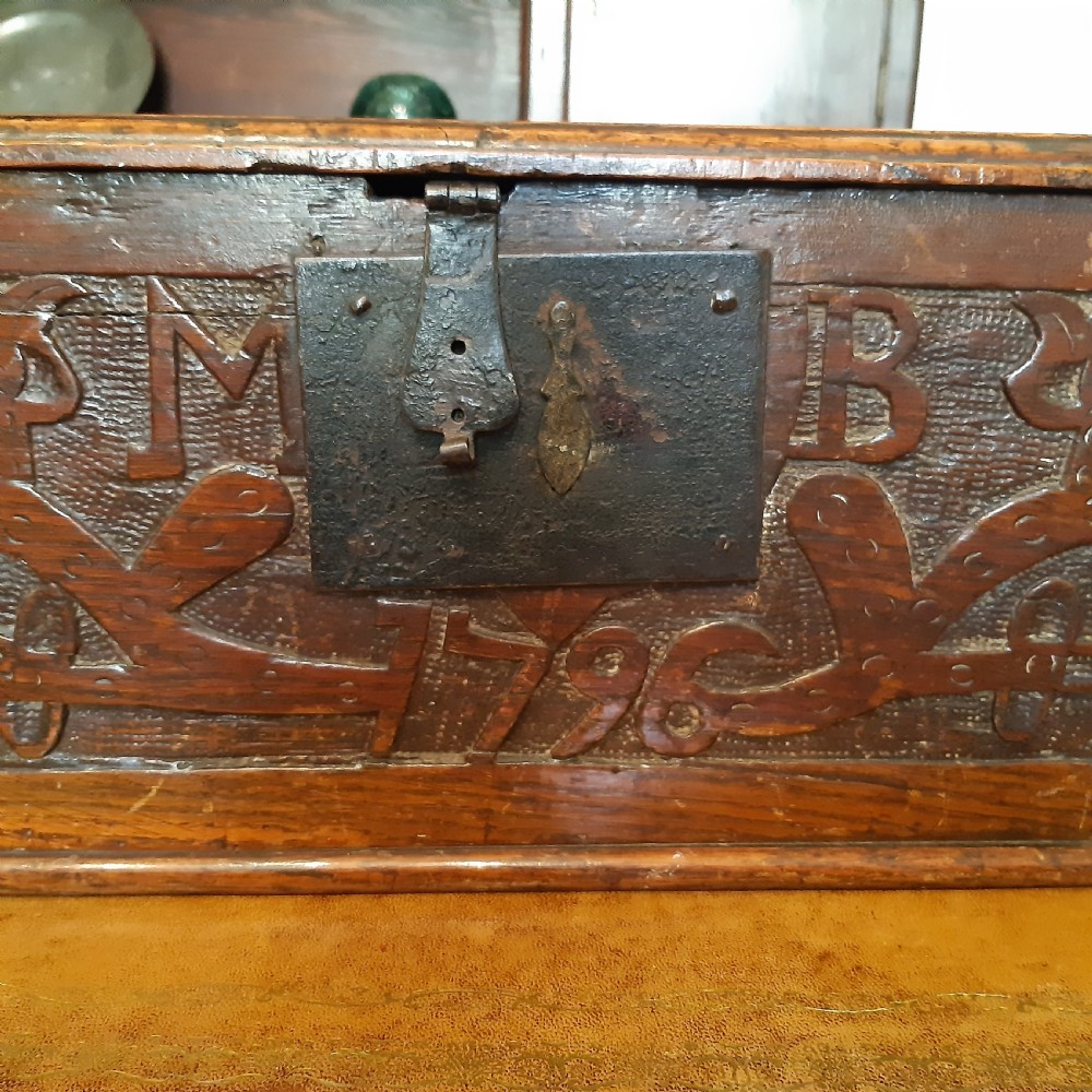 Georgian oak bible box View VII
