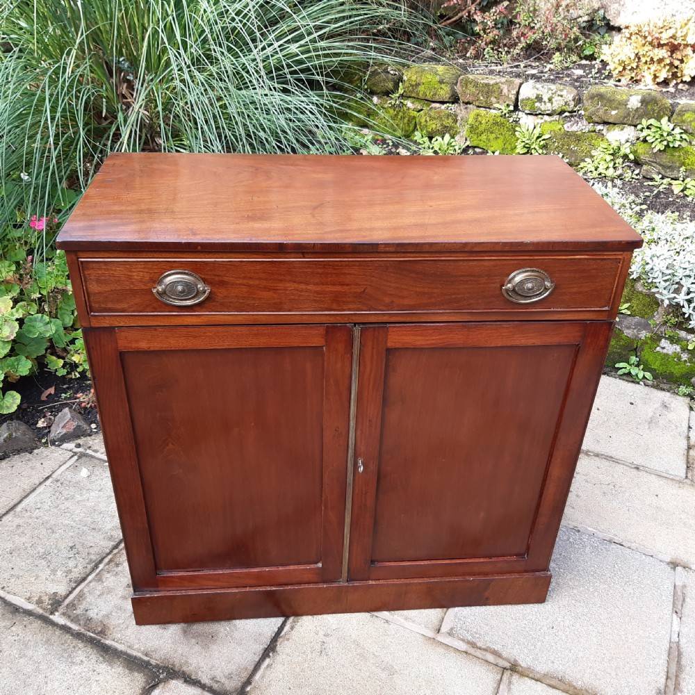 Georgian mahogany side cabinet chiffonier  View VI