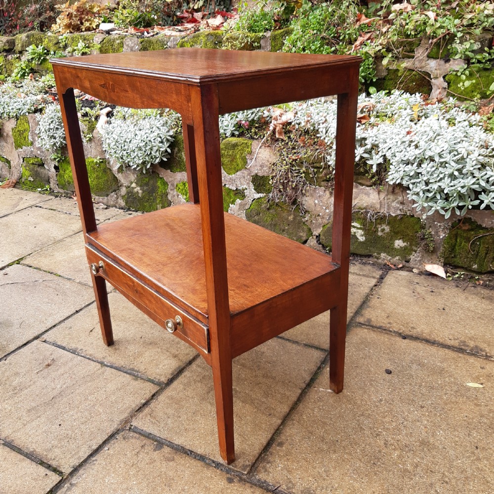 Small, late Georgian, mahogany side table View VI
