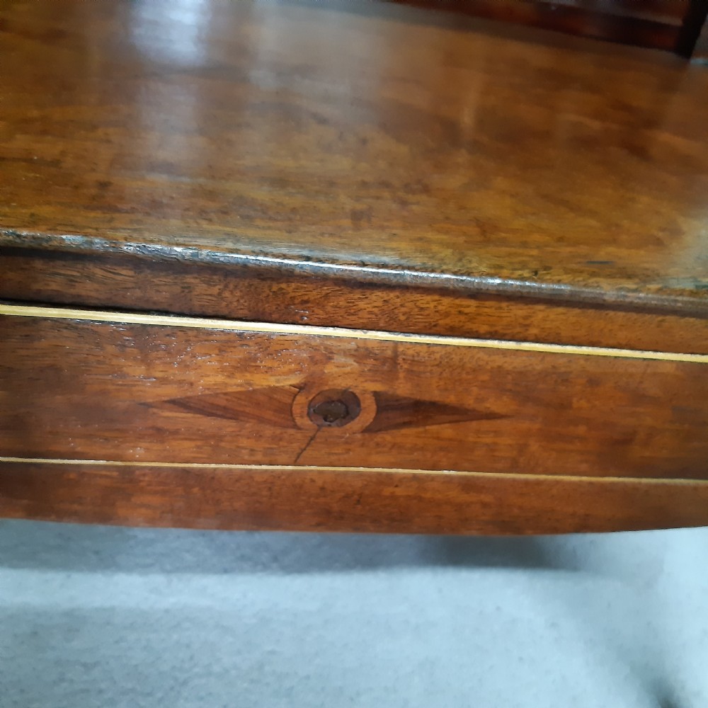 Small, late Georgian, mahogany side table View VII