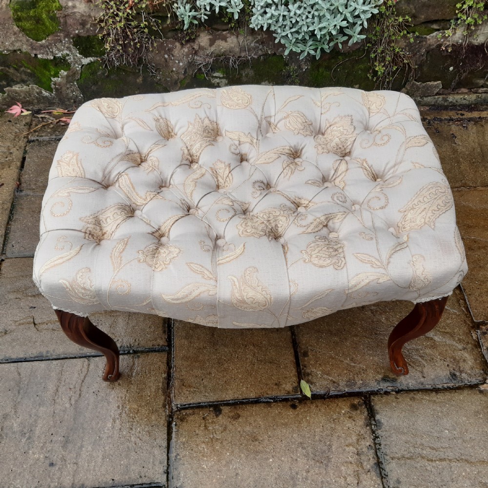 Cabriole leg stool View II
