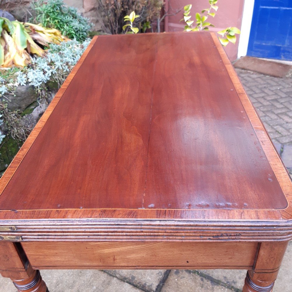 Regency mahogany card table View VIII