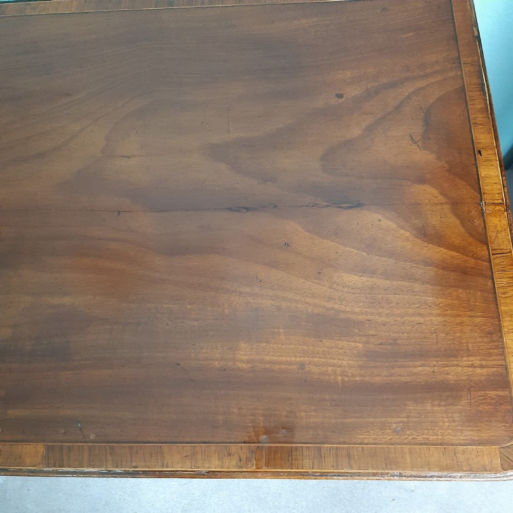 Regency mahogany card table View XI