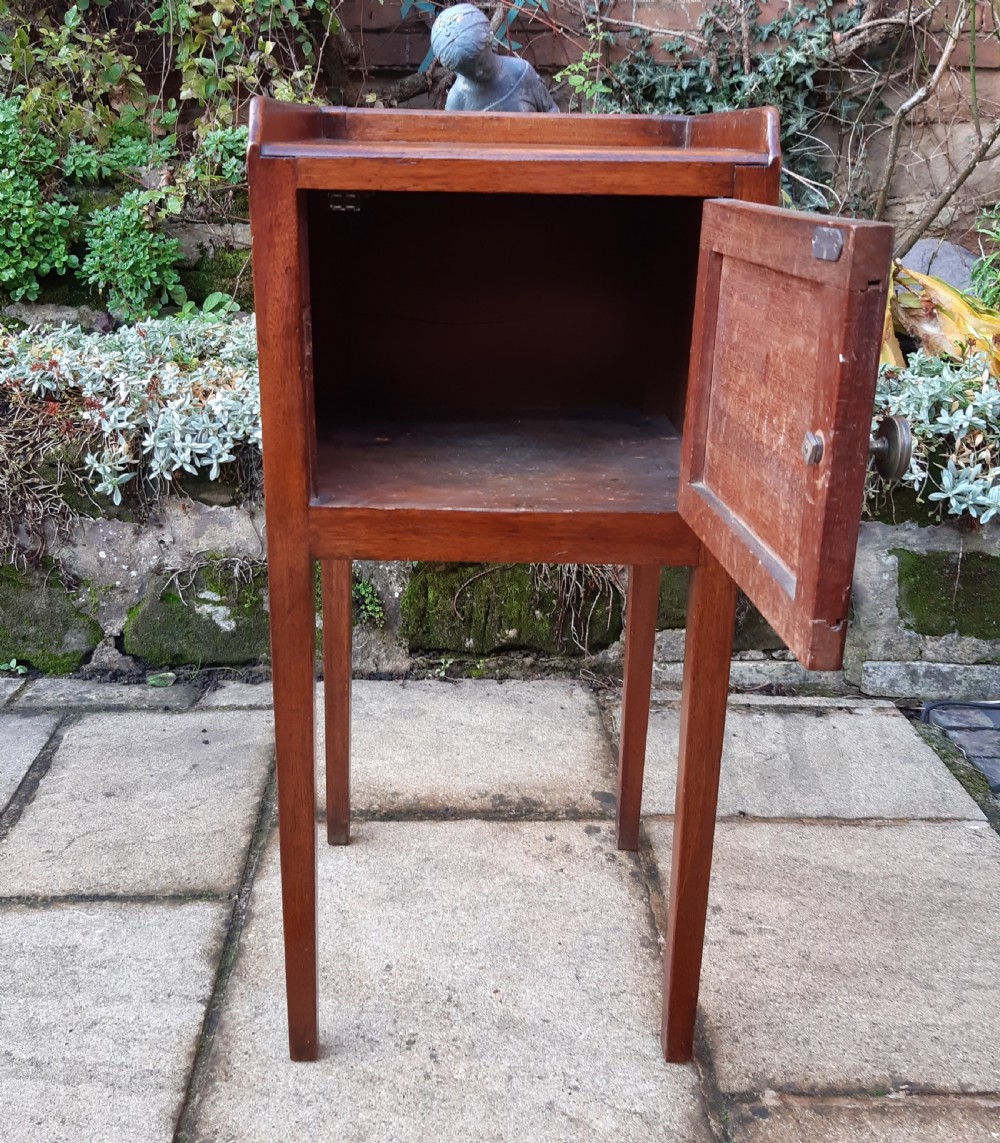 Mahogany bedside  cupboard  View VI