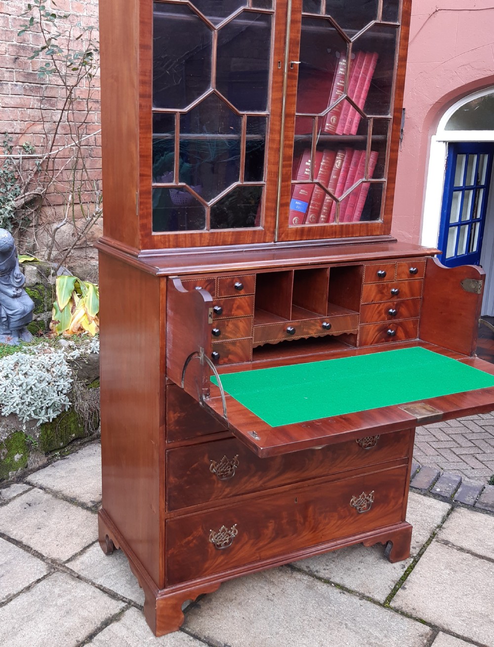 Georgian secretaire bookcase View III