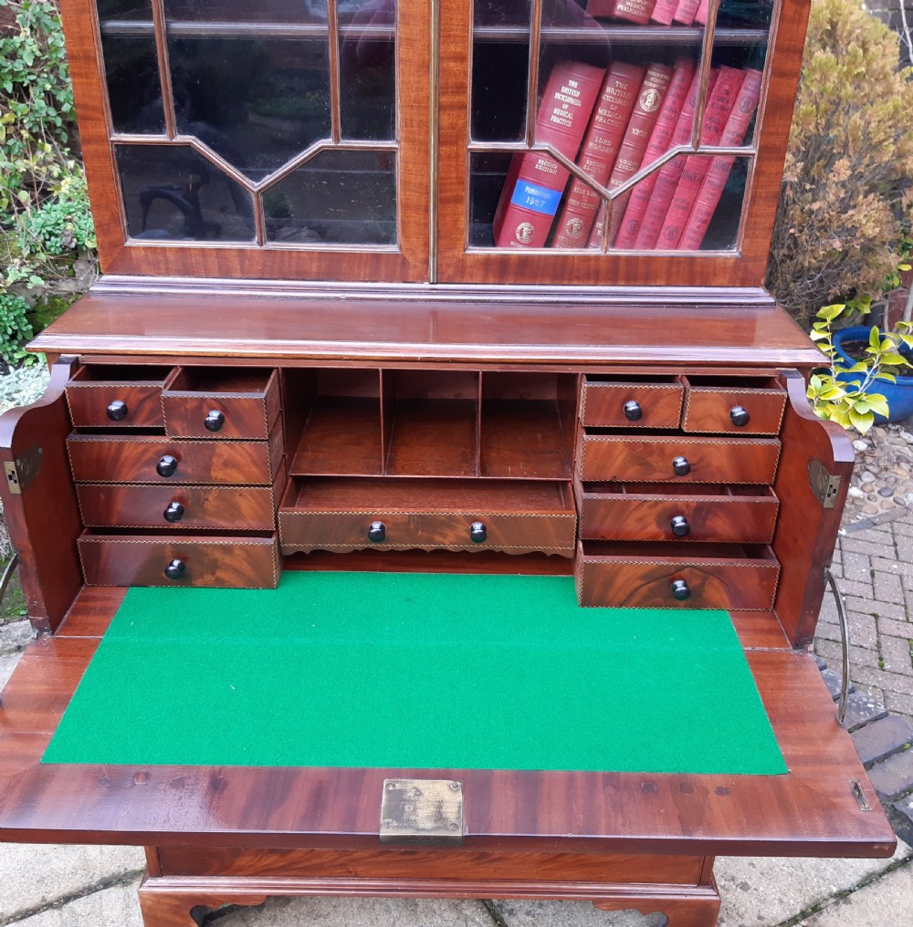 Georgian secretaire bookcase View V