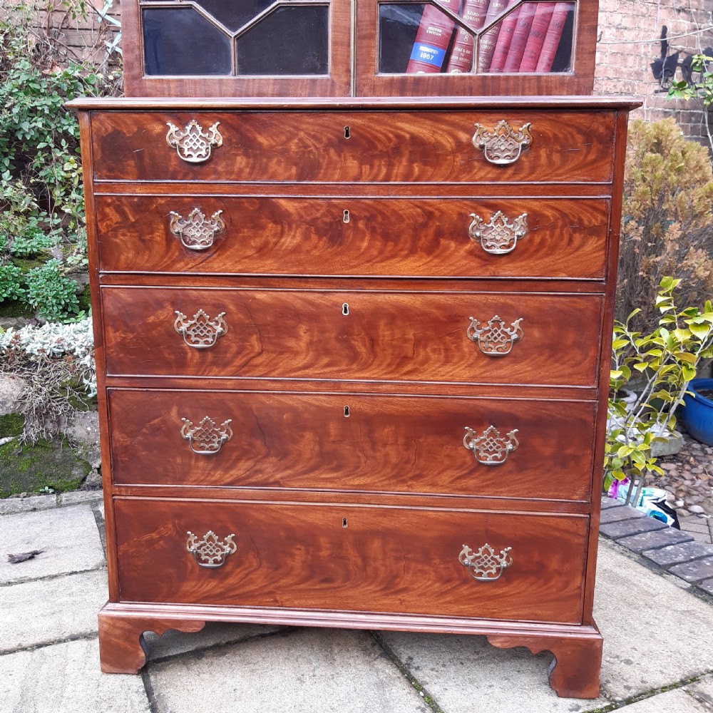 Georgian secretaire bookcase View VII