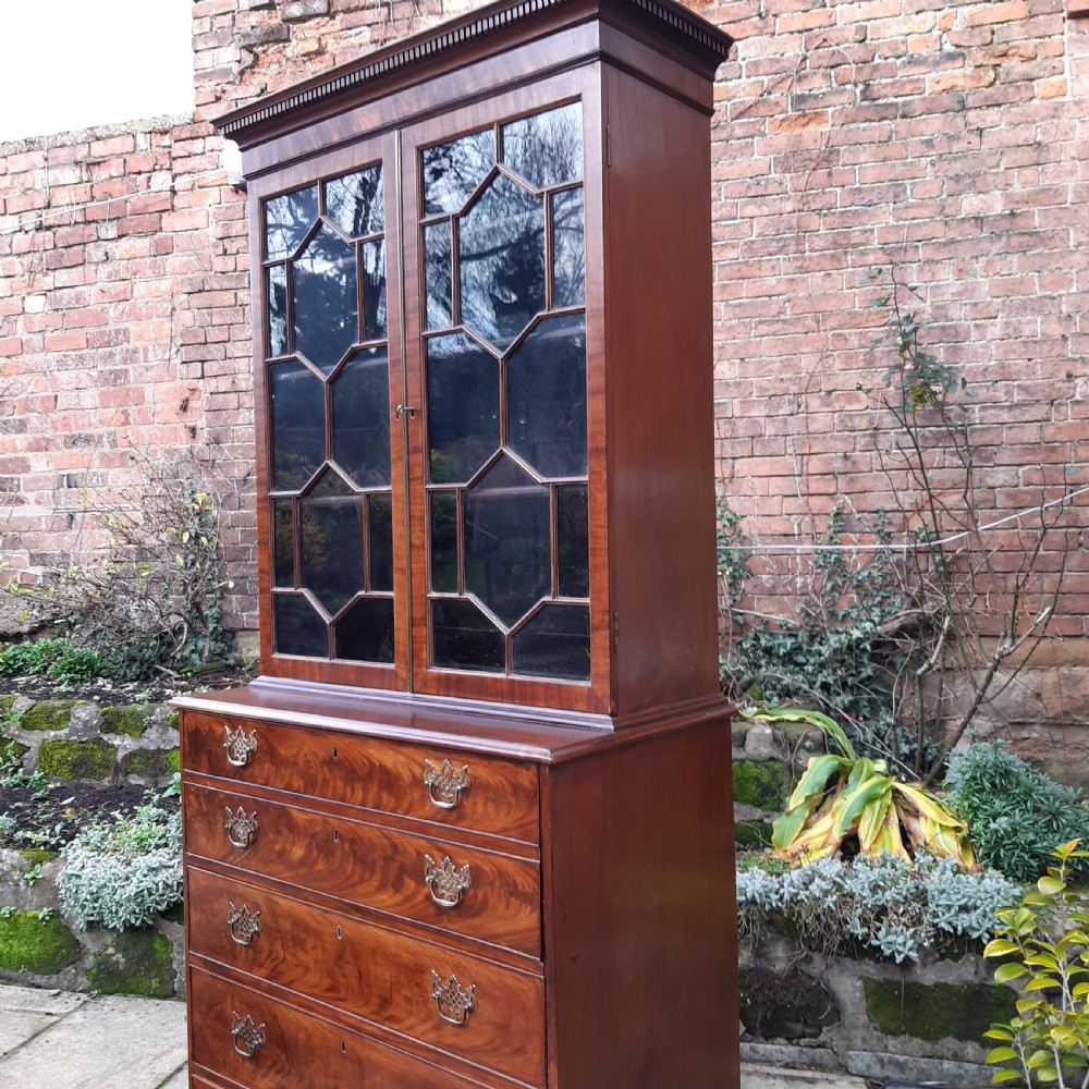 Georgian secretaire bookcase View IX