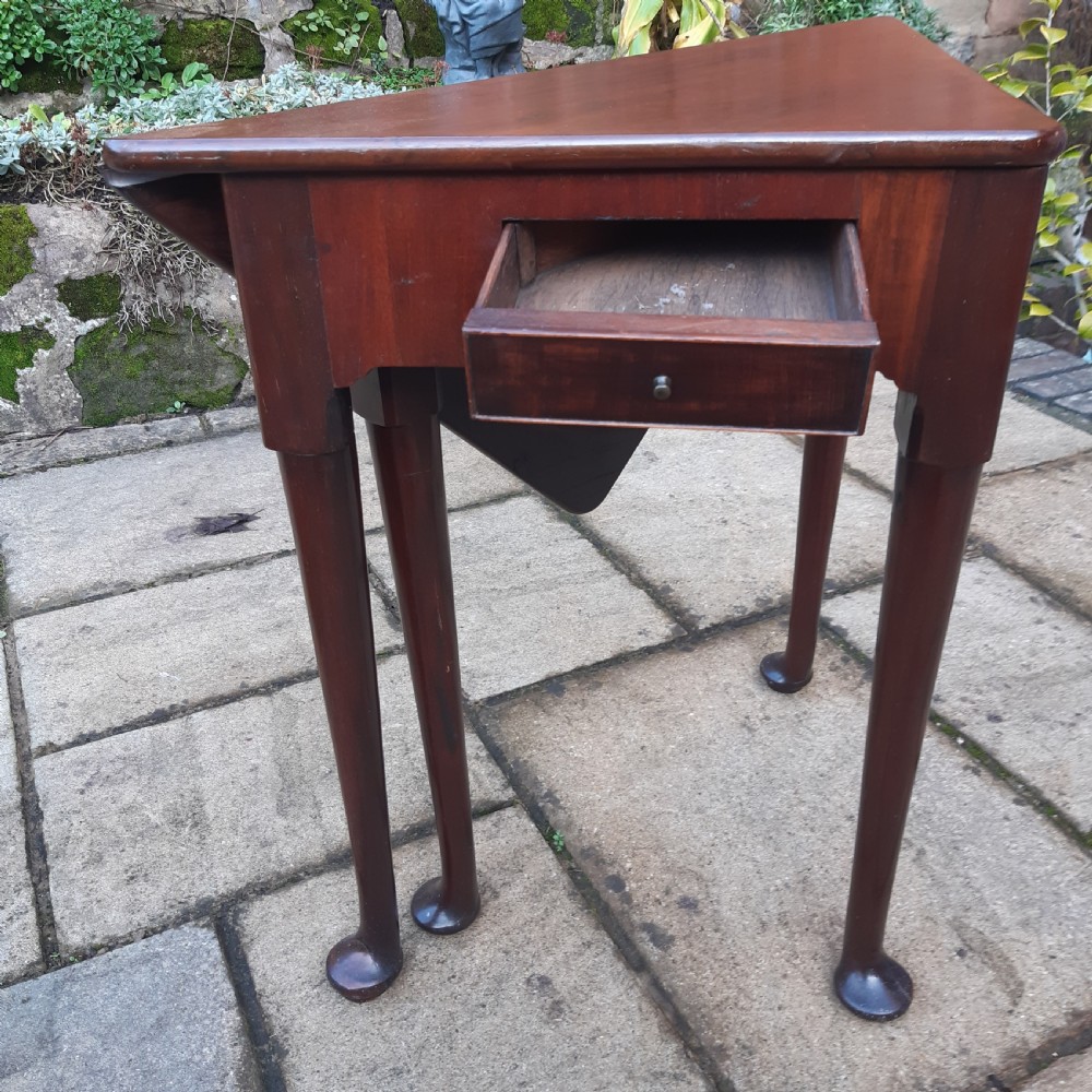 A rare, small, Georgian envelope  table View VIII
