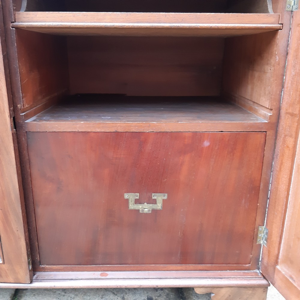 Georgian mahogany side cabinet  View V
