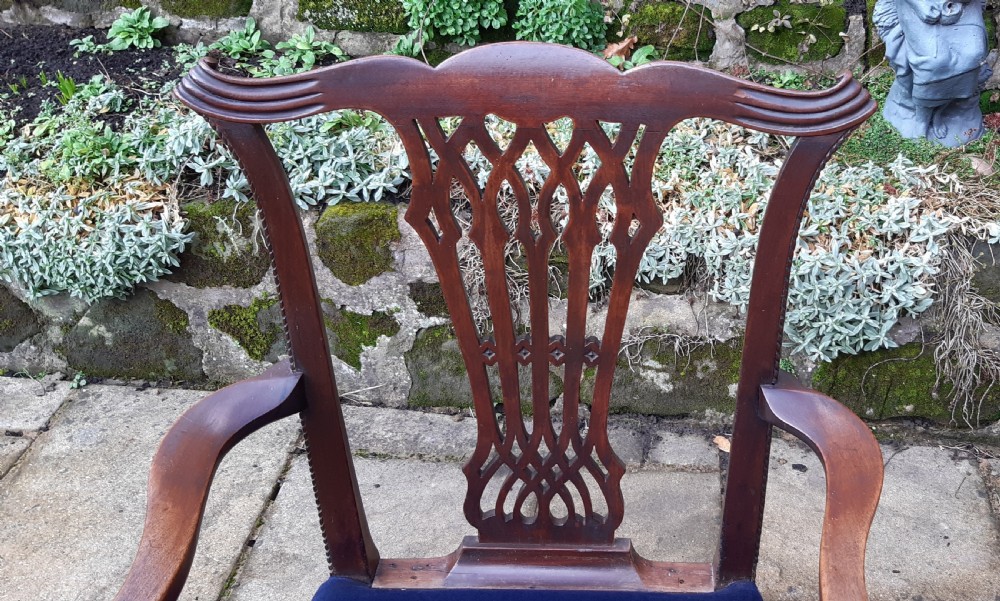 18th century Chippendale period armchair  View II