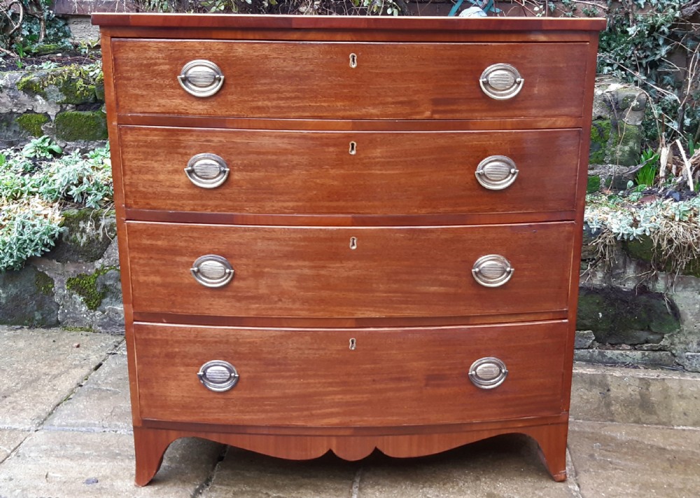  Bow front chest of drawers View II