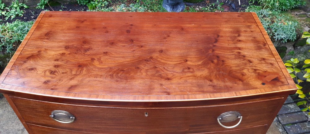  Bow front chest of drawers View VI