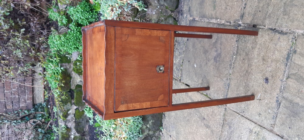 Mahogany bedside cupboard  View III