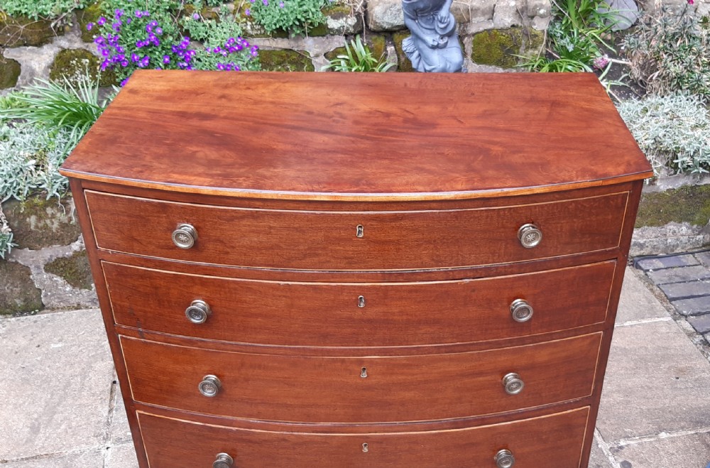 Bow front chest of drawers  View II