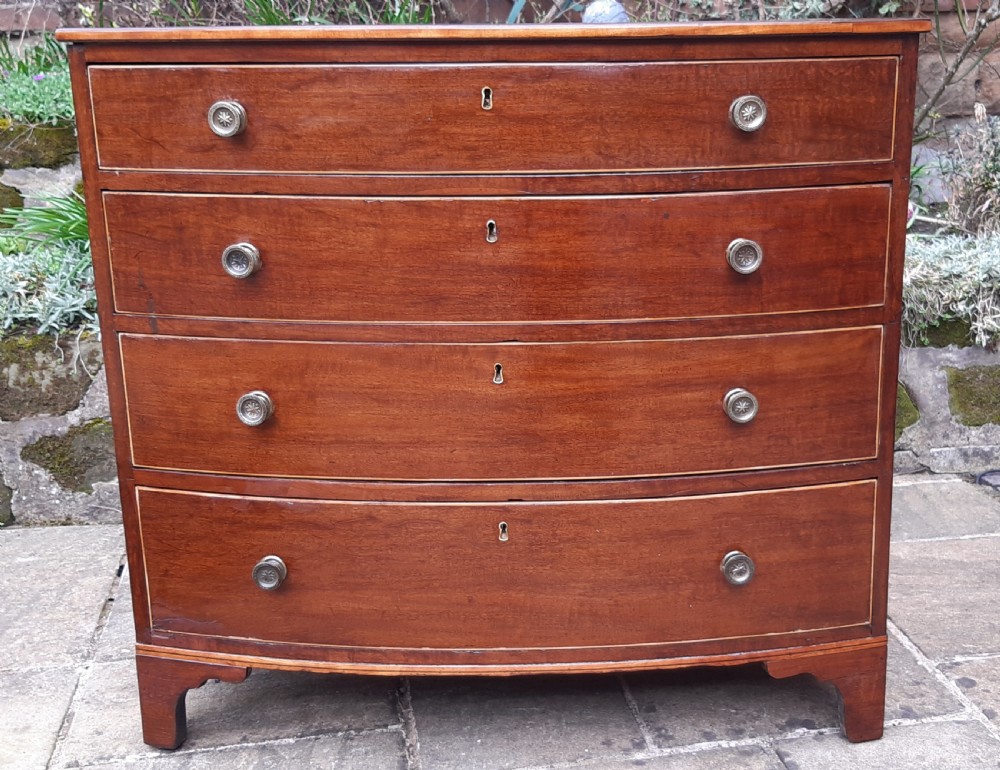 Bow front chest of drawers  View III