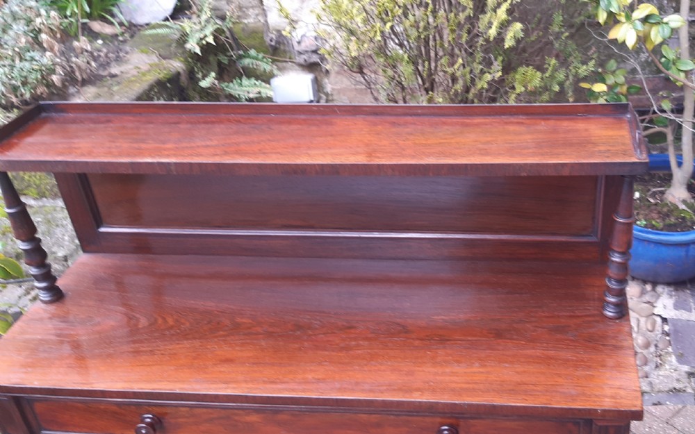 Regency rosewood chiffonier side cabinet  View VI