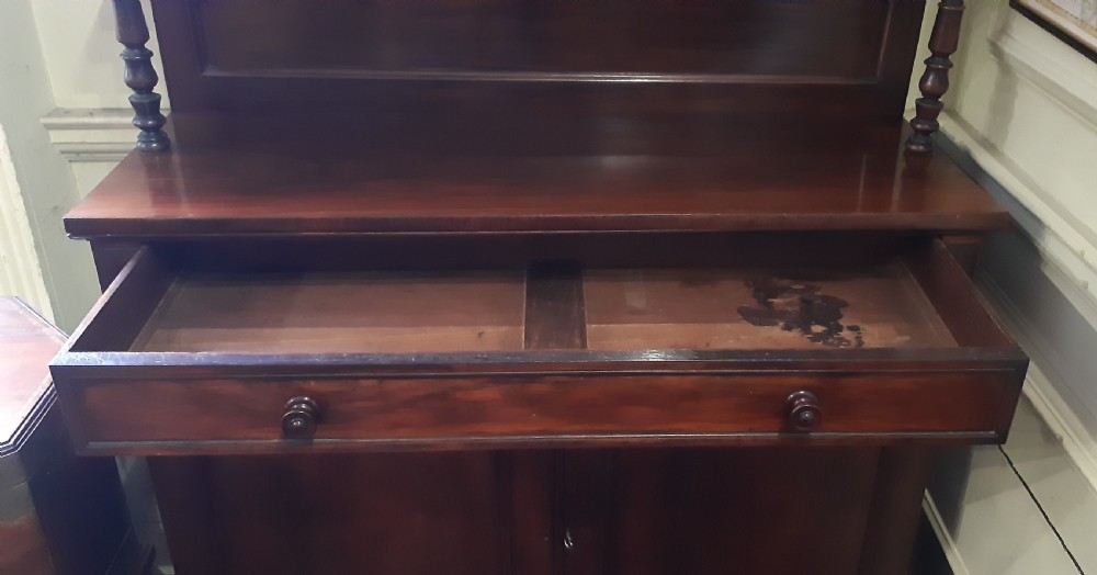 Regency rosewood chiffonier side cabinet  View IX
