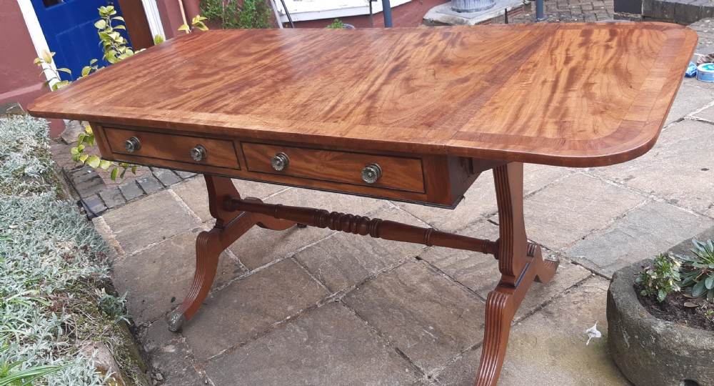 Beautiful Georgian sofa table View IX