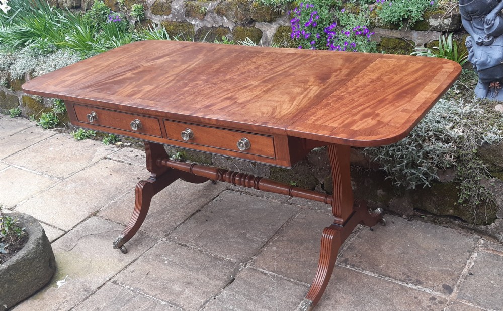 Beautiful Georgian sofa table View XVI