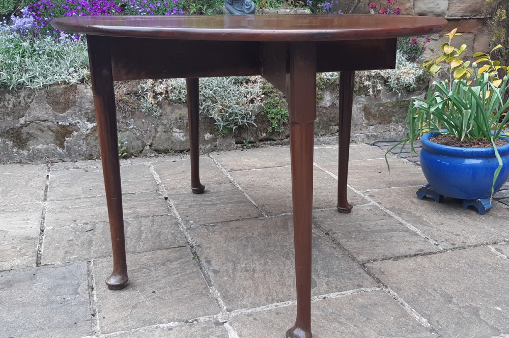 Georgian mahogany dropleaf table  View V