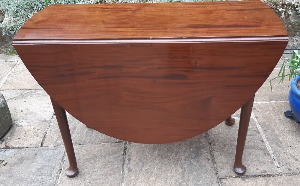 Georgian mahogany dropleaf table  View VIII