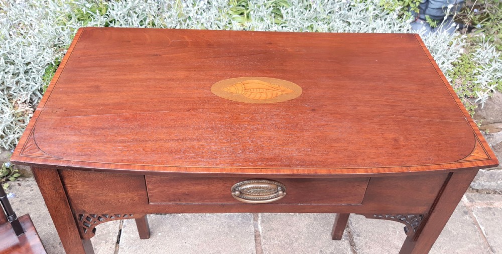 Mahogany inlaid side table View III