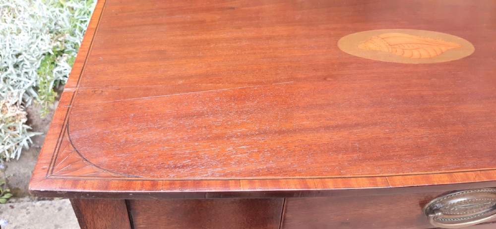 Mahogany inlaid side table View IV
