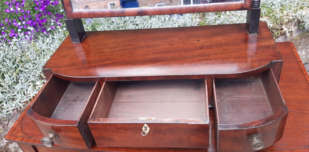 Mahogany toilet or dressing table mirror  View V