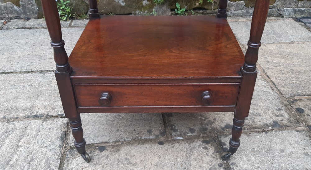Super Regency mahogany whatnot  View II