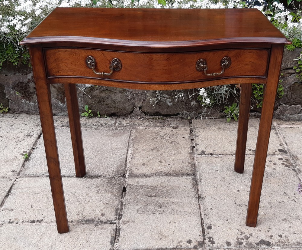 Serpentine front side table  View II