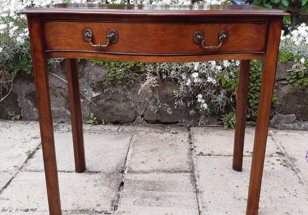 Serpentine front side table  View III