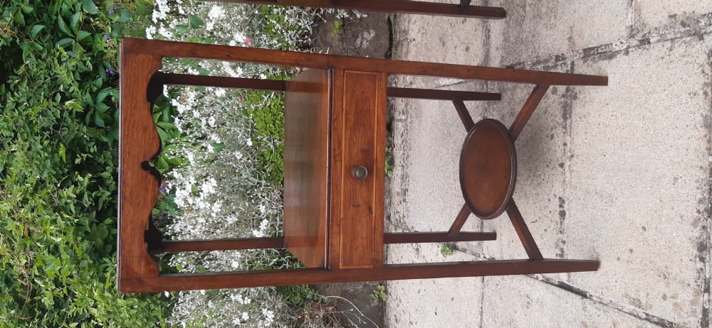 Matched pair Georgian bedside tables  View VII