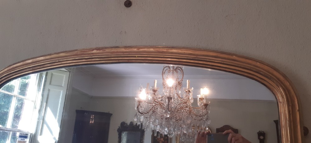 Victorian giltwood overmantle mirror View IV