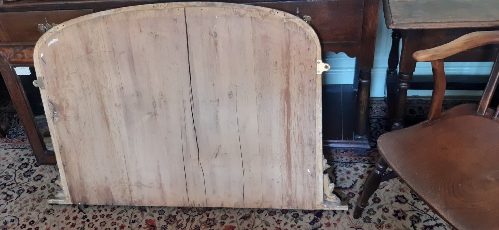 Victorian giltwood overmantle mirror View V